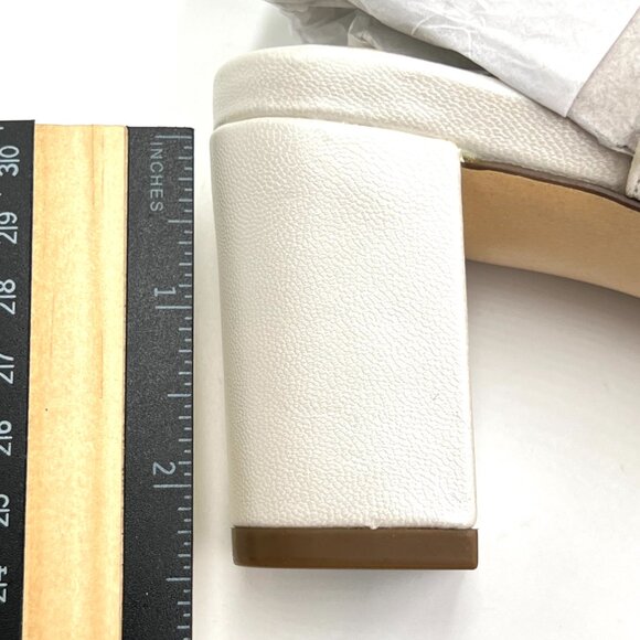 Naturalizer‎ Womens Size 8 Vanessa 2 White Jeweled Dress Sandals Heels Shoes - Picture 12 of 13